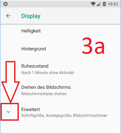 Android-Oreo: Bildschirmschoner einrichten (Schritt 3a)