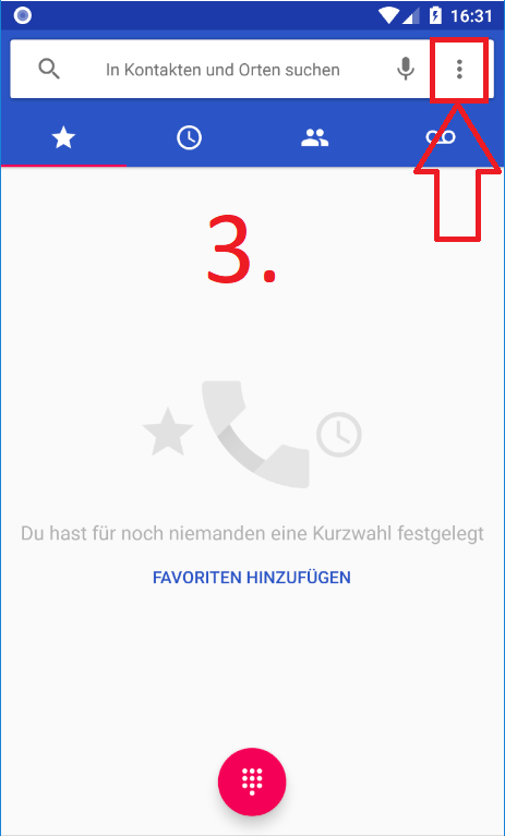 Android 8 (Oreo): Anrufer blockieren (Schritt 3a)