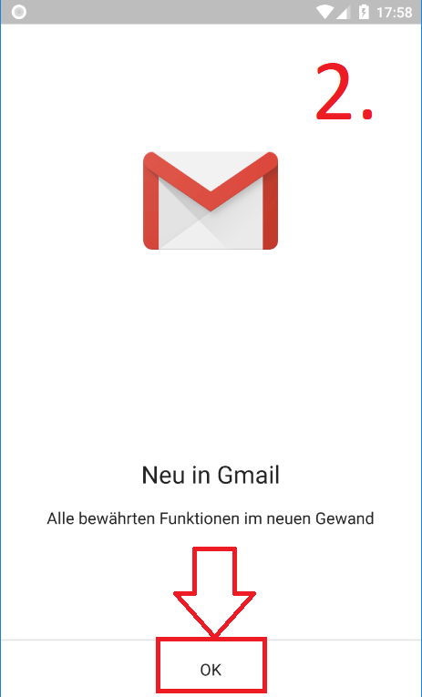 Android 8 (Oreo): Gmail-Konto einrichten (Schritt 2)